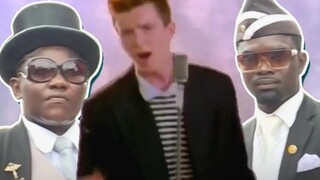 A mashup video of "Astronomia" and "Never Gonna Give You Up"