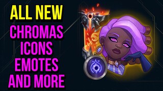 All New Chromas, Emotes, Icons, Loots And More | League of Legends