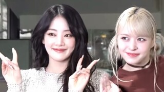 (G)I-DLE 240214 Minnie & Miyeon NMIXX Thử thách chụp ảnh hậu trường