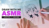 ASMR ~ Drawing anime style character (No Talking)