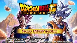 NEW Dragon Ball Super Universal Battle PPSSPP DBZ TTT MOD Texture Orginal ISO With Permanent Menu!