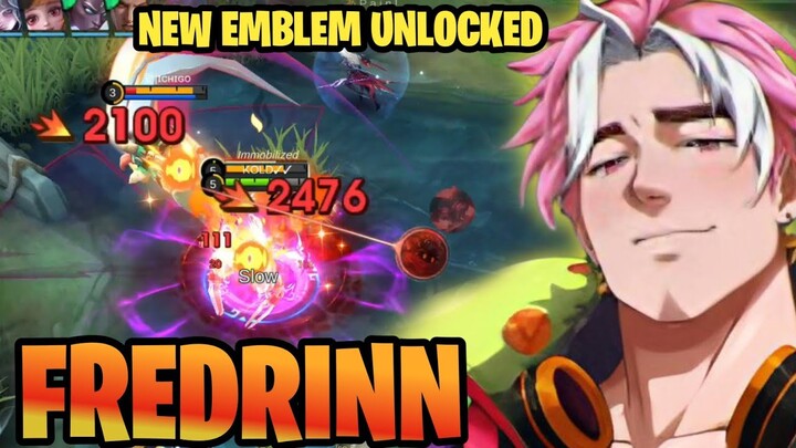 New Build & Emblem Unlocked ~ Fredrinn Best Build and Emblem!! Fredrinn Gameplay !! Mlbb✓✓