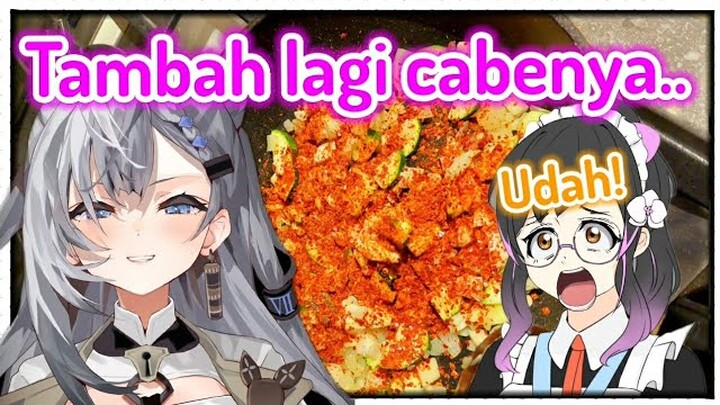 Keusilan Zeta yang nambahin banyak cabe ke makanan nya M-chan🤣