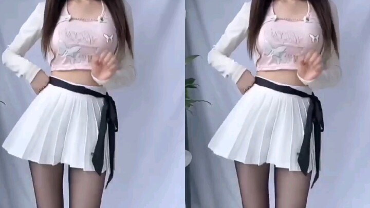 jk pleated skirt double happiness
