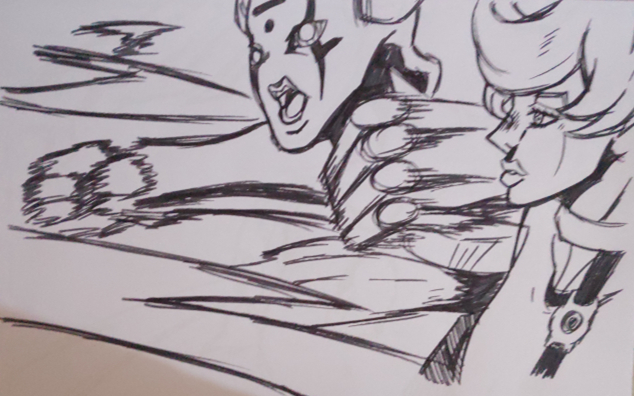 Hand drawing - JOJO's Bizarre Adventure Golden Wind OP2