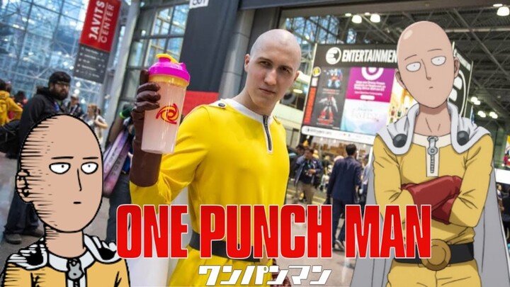 One Punch Man Cosplay engraçado