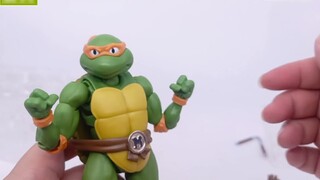 70 yuan SHF Ninja Turtles actually have alloy parts! Michelangelo Turtles Review! Break Toys Issue 1