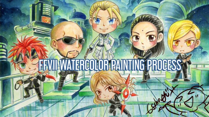 FF7 CHIBI PAINTING PROCESS