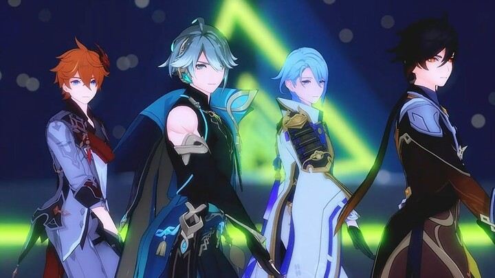 [Genshin Impact MMD] Subgrup ini telah mencapai Level Berikutnya "Da/Zhong/Aya/Hai"