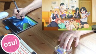 fhana - Ai no Supreme! (TV Size) / Miss Kobayashi's Dragon Maid S OP [osu!]