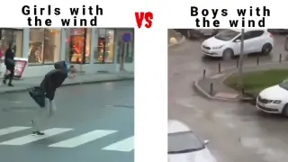 Girl Wth The Wind VS Boy With The Wind