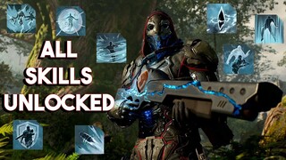 Outriders Trickster All Skills & Abilities Unlocked Gameplay - Anomaly Powers