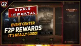 EVENT CENTER - I Needs to Be Permanent | Best F2P Addition | Diablo Immortal