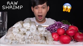 MUKBANG ASMR EATING RAW SHRIMP | MukBang Eating Show