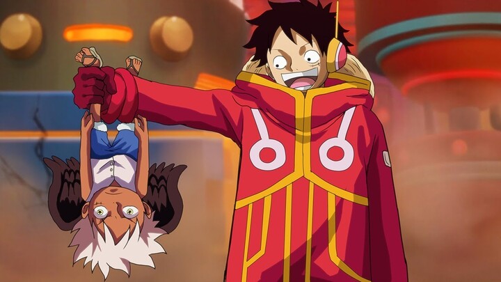 Luffy Meets his Clone Created by Vegapunk for the 5 Elders - One Piece