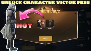 CÁCH UNLOCK NHÂN VẬT VICTOR, TRANG PHỤC, BIỂU CẢM, GIỌNG NÓI || PUBG MOBILE