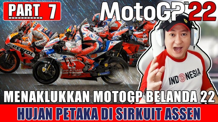 HUJAN PETAKA DI MOTOGP BELANDA, KECEPATAN TINGGI TAKLUKKAN SIRKUIT ASSEN - MOTOGP22 INDONESIA | 7