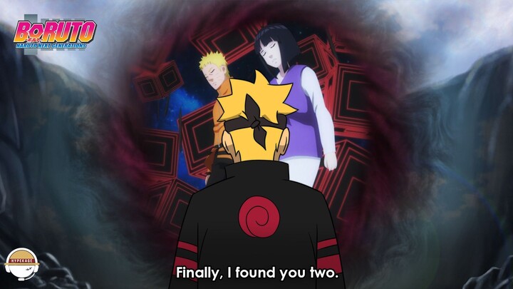 This is how Boruto rescued Naruto and Hinata