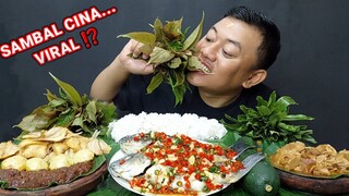 MUKBANG JENGKOL MUDA MENTAH + SAMBAL CINA VIRAL + IKAN MAS + GULAI NANGKA + IKAN ASIN SAMBAL PEDAS