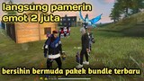 REVIEW BUNDLE TERBARU FF || Bersihin Bermuda Kenoc Langsung Emot || FREE FIRE INDONESIA 🇲🇨