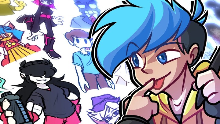 I DREW YOUR FAVORITE FRIDAY NIGHT FUNKIN' CHARACTERS