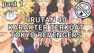 URUTAN 40 KARAKTER TERKUAT TOKYO REVENGER PART (1/3)