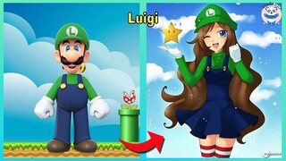 Super Mario Characters GENDER SWAP 2022