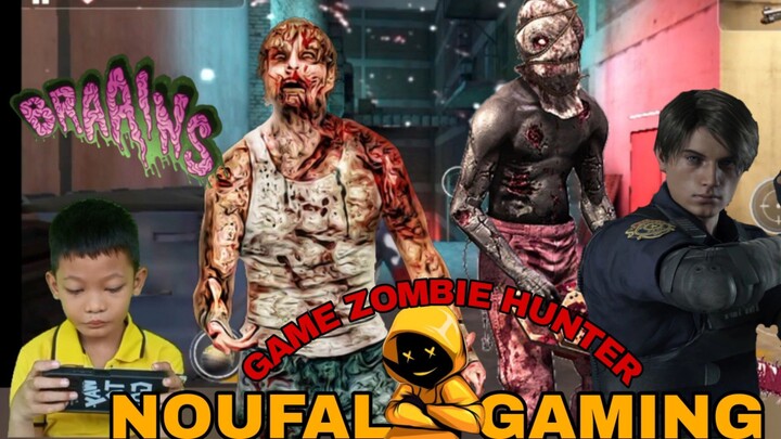main game zombie hunter. misi menolong manusia