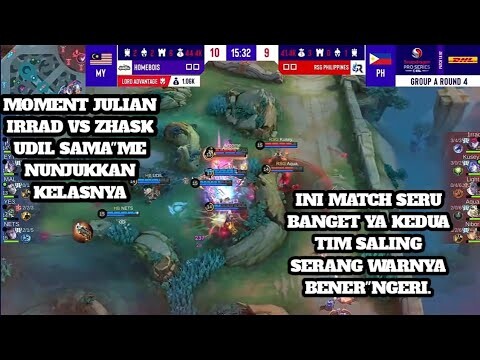 JULIAN IRRAD KETEMU ZHASK UDIL APA YANG TERJADI?HOMEBOIS MY VS RSG PH MATCH 1 ESL