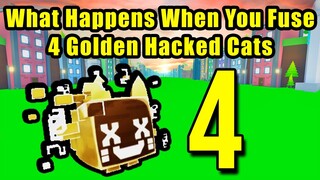 What Happens When You Fuse 4 Golden Hacked Cat in Pet Simulator X