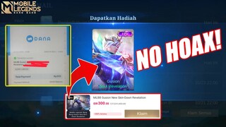 KLAIM SKIN GUSION EPIC HANYA 300 RUPIAH SAJA !! BURUAN SEBELUM KEHABISAN! - MOBILE LEGENDS