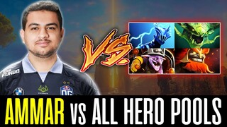 Ammar SECRET WEAPON vs. All of his HERO POOLS in One Game