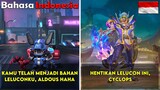 Percakapan Khusus Skin Aldous Mistbenders mobile legend bahasa Indonesia || Dialog Aldous
