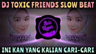 DJ TOXIC FRIENDS SLOW BEAT VIRAL TIKTOK | DJ NO COPYRIGHT 2021 !!!