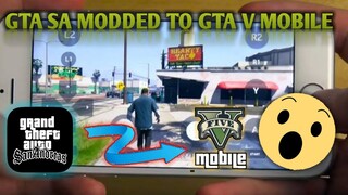 gta sa mod to gta v android /gta san andreas mod to gta v mobile on android/GTA 5 mobile mod android