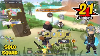 2398 DAME - 21KILL SOLO VS SQUAD | Power of Vector and QBZ | SOUTH SAUSAGE MAN