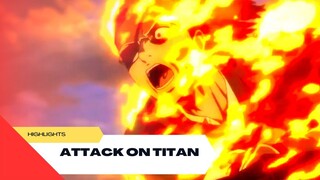 Hange's sacrifice | Attack on Titan Highlights