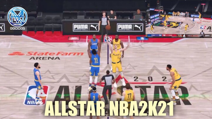 NBA2K21 ALLSTAR GAME CONSOLE GRAPHICS