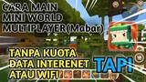 cara multiplayer di mini world offline