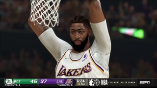 NBA2K22 FULL GAME HIGHLIGHTS I LAKERS VS CELTICS I NBA Regular Season I F December 7, 2021