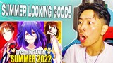 Top 10 Most Anticipated New Summer 2022 Anime REACTION!!!