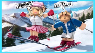 Aku Dan Adiku Bermain Ski Salju Dan Menjadi Juara Di Roblox Brookhaven ft @Shasyaalala