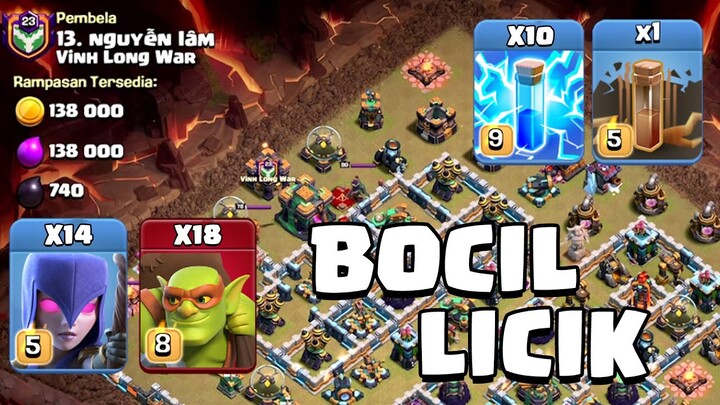 BOCIL WITCH INI PINTAR SAMPAI BEGINI HASILNYA COC INDONESIA