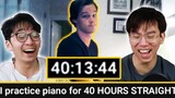 Orang ini melatih piano selama 40 jam berturut-turut!