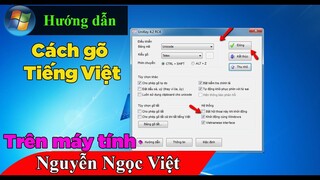 Hướng dẫn cách gõ tiếng việt trên máy tính