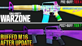 WARZONE: The BUFFED M16 Loadout After Update! Is It Meta? (WARZONE Best Loadout)