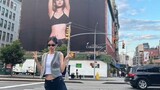 Jennie on her Billboard