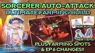 SORCERER AUTO ATTACK FARMING BUILD + Future Updates