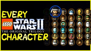 EVERY CHARACTER in LEGO Star Wars II: The Original Trilogy (2006)