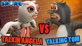 Talking Angela vs Talking Tom | SPORE